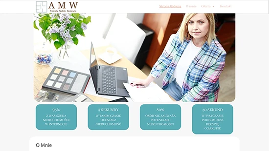 Strona Firmowa AMW Projekty